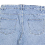 RESERVED Mens Shorts Blue Denim Casual L W36 Cotton Blend Comfortable Fit