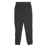 CHAMPION Womens Joggers Black Slim Tapered XS W24 L28 Cotton Blend Logo Tape