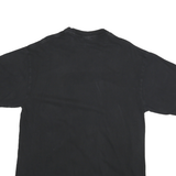 PRO CRUX Mens Black Graphic T-Shirt L Short Sleeve Crew Neck Cotton Blend Bold