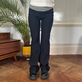 Wit Boy Trousers - 27W UK 8 Black Polyester Blend