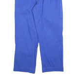 POLO RALPH LAUREN Mens Cotton Blend Blue Regular Straight Trousers W32 L26