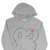 NIKE Womens Grey Hoodie S Nike Air Graphic Pullover Cotton Blend