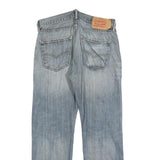 LEVI'S 501 Mens Regular Fit Straight Denim Light W32 L30 Classic Button Fly