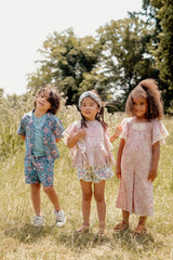 Boy shirt Alov - Teal Garden of Eden