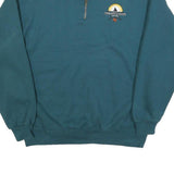 JERZEES Mens Blue 1/4 Zip Sweatshirt XL All Star Game San Jose Casual