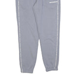 NEW BALANCE Womens Joggers Blue Logo Print Slim Tapered M W30 L28 Cotton Blend