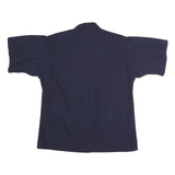 PROPER Mens Navy Blue Cotton Blend Shirt M Military Style Workwear