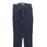 LEVI'S 721 Big E Womens Jeans Blue Slim Skinny Denim Medium W25 L28 High Rise