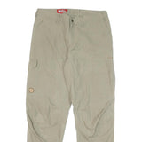 FJALLRAVEN Womens Polyester Blend Beige Regular Fit Cargo Trousers W30 L29
