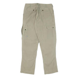 FJALLRAVEN Womens Polyester Blend Beige Regular Fit Cargo Trousers W30 L29