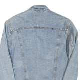 LEVI'S Mens Blue Denim Jacket M Cotton Button Closure Classic Fit Casual
