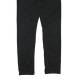 VANS Mens Black Slim Trousers W32 L30 Cotton Blend Zip Casual Skatewear