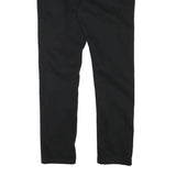 VANS Mens Black Slim Trousers W32 L30 Cotton Blend Zip Casual Skatewear