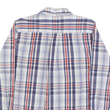TOMMY HILFIGER Mens Blue & Red Check Shirt M Classic Fit Button Up Casual