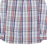 TOMMY HILFIGER Mens Blue & Red Check Shirt M Classic Fit Button Up Casual