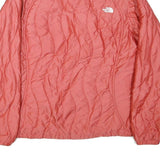 THE NORTH FACE Womens Red Slim Zip Up Polyester Blend Jacket XL Lightweight