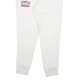 CHAMPION Mens Joggers White Temple University L W32 L31 Cotton Blend Drawstring