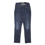 LEVI'S Womens Slim Blue Denim Jeans W26 L30 Classic Cotton Blend Zip