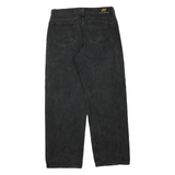 DKNY Womens Black Regular Fit Straight Denim Jeans W32 L30 Comfortable Classic