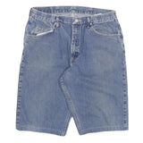 WRANGLER Mens Shorts Blue Denim XL W32 Casual Cotton Blend Classic Fit