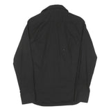 GIORGIO ARMANI Mens Black Shirt S Cotton Blend Elegant Classic Style Designer