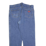 DICKIES Mens Relaxed Blue Denim Cotton Blend Jeans W40 L32 Workwear Zip Fly