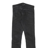 LEVI'S Line 8 Mens Jeans Black Slim Skinny Denim Raw W27 L26 Stretch Zip Fly