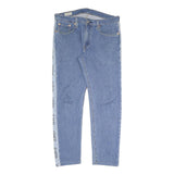 LEVI'S Big E Mens Regular Fit Straight Denim Light W30 L27 Logo Tape Detail
