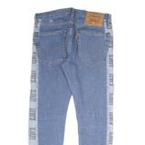 LEVI'S Big E Mens Regular Fit Straight Denim Light W30 L27 Logo Tape Detail