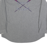 TOMMY HILFIGER Mens Blue & Grey Striped Wool Blend Shirt XL Relaxed Fit