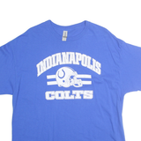 GILDAN Mens Blue Indianapolis Colts Graphic T-Shirt XL Short Sleeve Crew Neck
