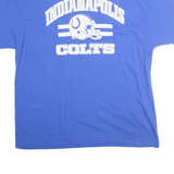 GILDAN Mens Blue Indianapolis Colts Graphic T-Shirt XL Short Sleeve Crew Neck
