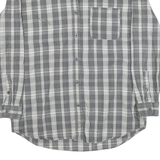THE NORTH FACE Womens Grey & White Check Shirt M Cotton Blend Casual Long Sleeve