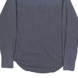 WRANGLER Mens Blue Stripe Button Shirt Retro M Cotton Casual Western Style