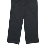 DICKIES Mens Cotton Blend Black Regular Straight Trousers W32 L30 Workwear Zip