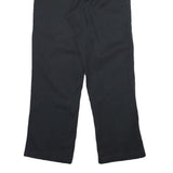 DICKIES Mens Cotton Blend Black Regular Straight Trousers W32 L30 Workwear Zip