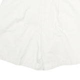 ST JOHNS BAY Womens White Casual Cotton Shorts M W30 Comfortable Lightweight