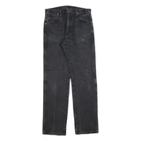 WRANGLER Mens Black Regular Straight Denim Medium W31 L34 Classic Cotton Blend