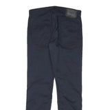 LEVI'S Mens Cotton Blend Navy Slim Straight Trousers W30 L30 Stylish Casual
