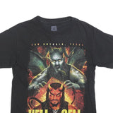 WWE Mens Black Hell In A Cell Graphic T-Shirt S Short Sleeve Crew Neck