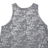 ALL IN MOTION Womens Grey Printed Sleeveless Top M Activewear Lightweight