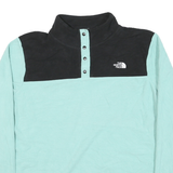 THE NORTH FACE Womens Black & Green Pullover Plain Crew Neck Basic Knit XL