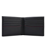 Bifold Wallet in Black & Red