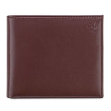 Bifold Wallet in Chestnut Brown & Blue