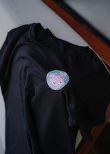 Adult Bamboo Black T-shirt - There is no planet B