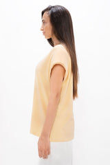 Muscat - Bold Shoulder Tee - Desert Mist