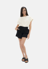 Muscat - Bold Shoulder Tee - Powder