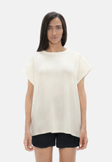 Muscat - Bold Shoulder Tee - Powder