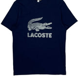 Lacoste T-Shirt - Medium Blue Cotton