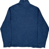 Polo By Ralph Lauren 1/4 Zip - Large Blue Cotton